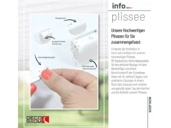 Deco-Raum Plissee Basic ohne Bohren 40x150cm Weiß Blickdicht Klemmfix