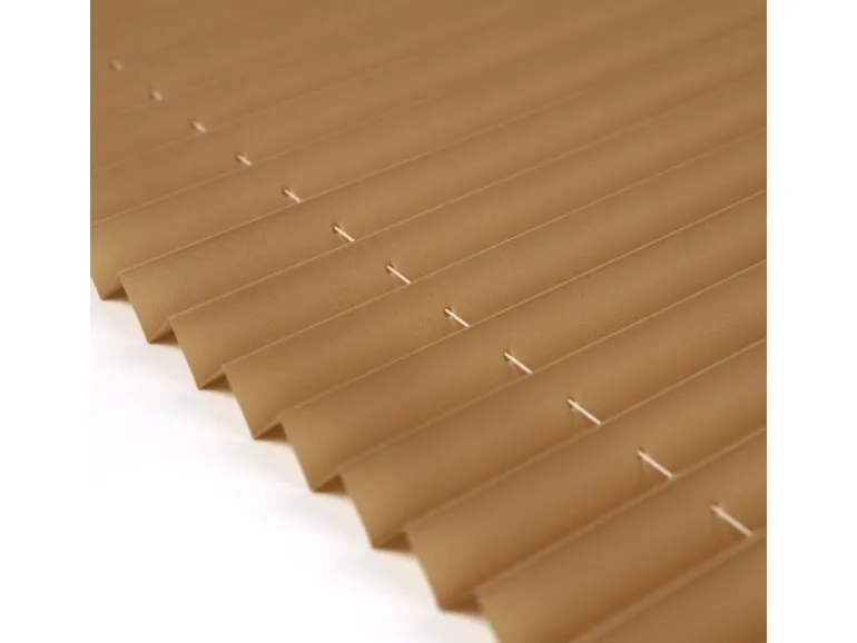 Deco-Raum Plissee Basic ohne Bohren 90x150cm Cappuccino Blickdicht Klemmfix