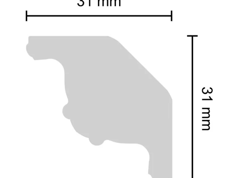 Decosa Zierprofil EZL05 1 m x 2 m