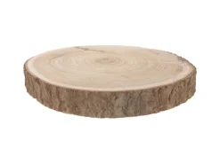 Deko Baumstammscheibe Ø 32 cm Naturscheibe