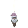 Dekofigur Anhänger Weihnachtsmann 11,5 cm
