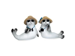 Deko-Figur Seehund Liegend 10 cm