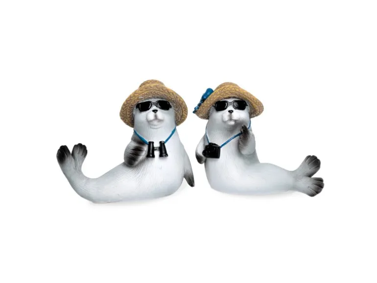Deko-Figur Seehund Liegend 10 cm