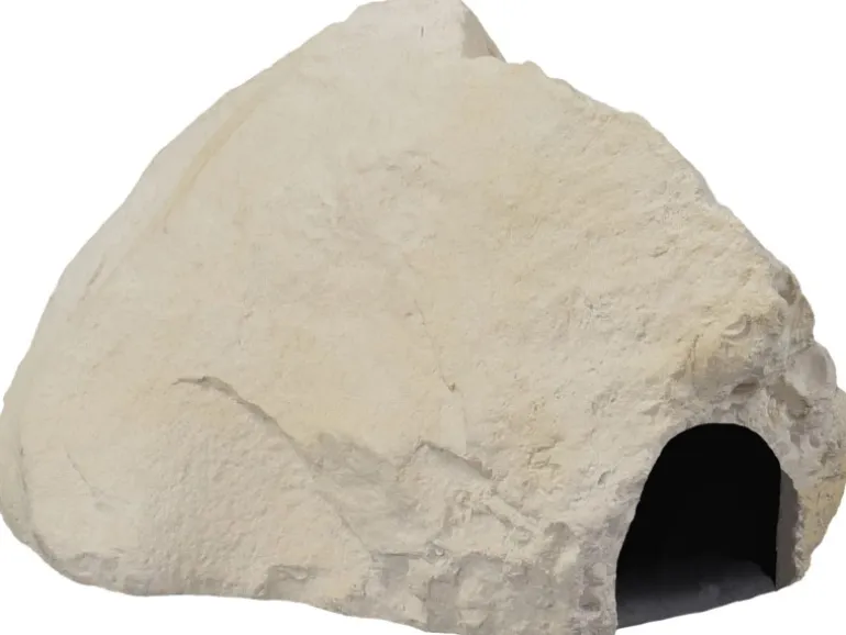 Dekofigur Terraristik Höhle L2 Sandstein Hell