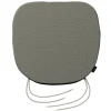 Dekoria Stuhlkissen Marcus mit Bindeschnur aus Stoffkollektion Living II in Grau-Beige in 40 x 37 x 2,5 cm