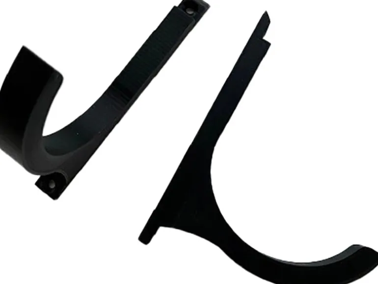 Denpanels Weinregal 3D für Akustikpaneele 23,5 cm x 13 cm x 2 cm Schwarz