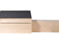 Dobar Igelhaus Bausatz 74,5 x 29 x 24 cm Schwarz FSC®