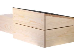 Dobar Igelhaus Bausatz 74,5 x 29 x 24 cm Schwarz FSC®