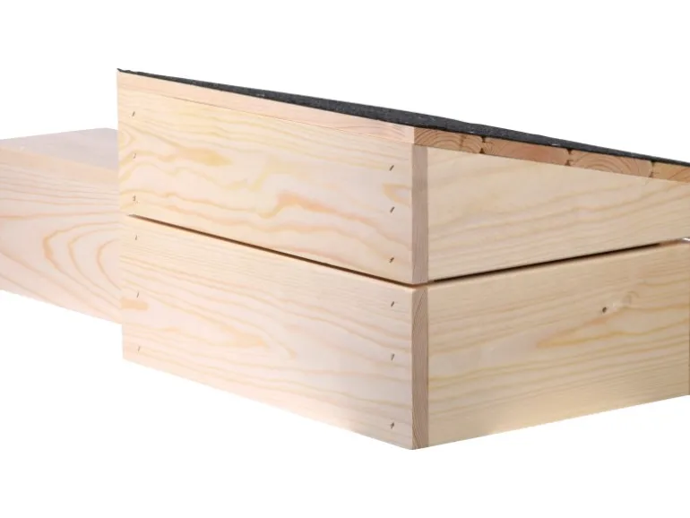 Dobar Igelhaus Bausatz 74,5 x 29 x 24 cm Schwarz FSC®