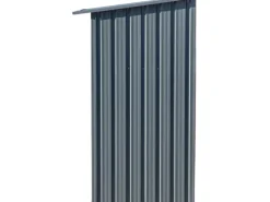 Dobar Kaminholzregal Madera Metall Grau 163 cm x 83 cm x 154 cm