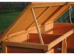 Dobar Kleintierstall mit 2 Etagen 115 cm x 45 cm x 116 cm FSC®
