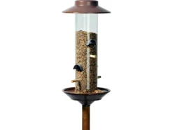 Dobar Stab-Vogelfutterspender Kupfer