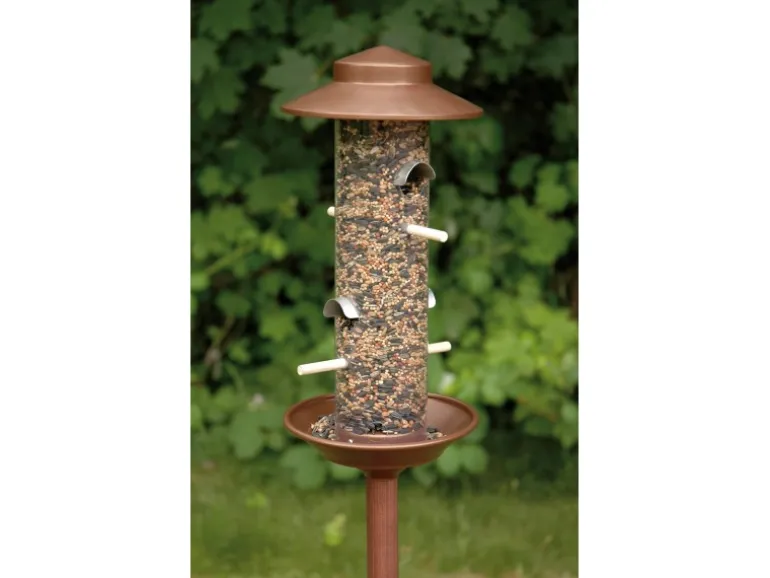 Dobar Stab-Vogelfutterspender Kupfer