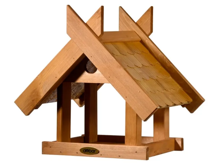 Dobar Vogelfutterhaus Blätterfall für Ständemontage FSC®