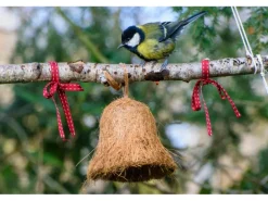 Dobar Vogelfutter-Mix 8x gefüllte Futterglocken mit Fettfutter