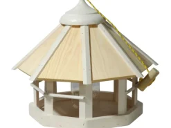 Dobar Vogelhaus Camouflage 8-Eckig mit Futtersilo Hängend FSC®