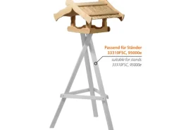 Dobar Vogelhaus Kunoy mit Schilfdach für Ständer FSC®