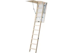 Dolle Bodentreppe Pur Set 130x70 cm wärmegedämmt U-Wert 1,6 Höhe bis 285 cm