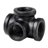Dolle Eckverbinder für Pipe-Regalsystem 4 x 20 mm (3/4") Schwarz Matt