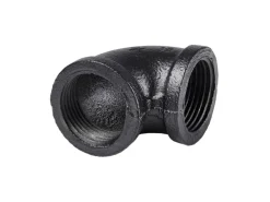 Dolle 90°-Eckverbinder für Pipe-Regalsystem 2 Innengewinden 20 mm (3/4") Schwarz
