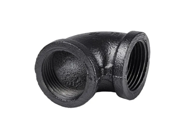 Dolle 90°-Eckverbinder für Pipe-Regalsystem 2 Innengewinden 20 mm (3/4") Schwarz