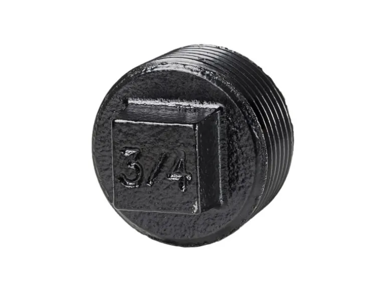 Dolle Stopfen Plug für Pipe-Regalsystem 20 mm (3/4") Schwarz Matt 2 Stück