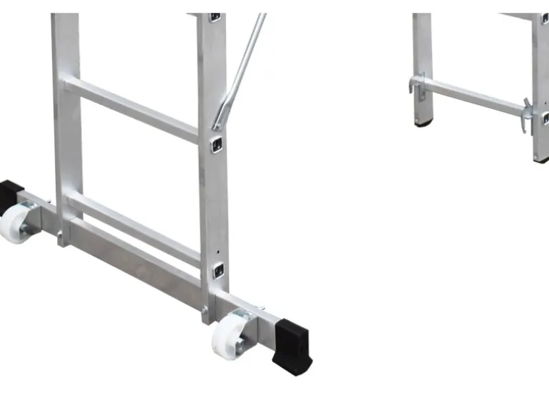 Drabest Arbeitsgerüst 3-in-1 Aluminiumleiter Traglast 150kg