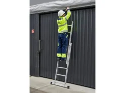 Drabest Arbeitsgerüst 3-in-1 Aluminiumleiter Traglast 150kg