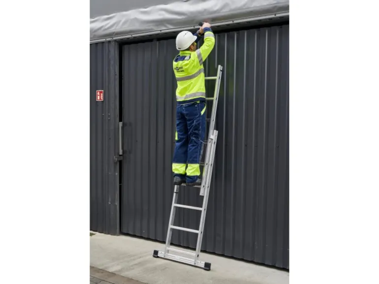 Drabest Arbeitsgerüst 3-in-1 Aluminiumleiter Traglast 150kg