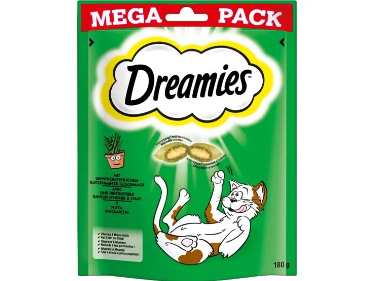 Dreamies Katzen-Ergänzungsfutter mit Katzenminze 180 g