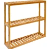 DuneDesign Bambus Regal für das Badezimmer 60 x 54 x 15 cm