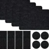 DuneDesign Tischset für 4 Personen aus Filz 43 x 30 cm Anthrazit