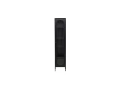 ebuy24 Cali Vitrinenschrank 1 Tür Schwarz
