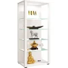 ebuy24 Glasol3 Vitrinenschrank Weiß