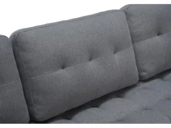 ebuy24 Marino Sofa 3 Personen Stoff Grau