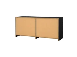 ebuy24 Naia Kommode 6 Schubladen Matt Schwarz