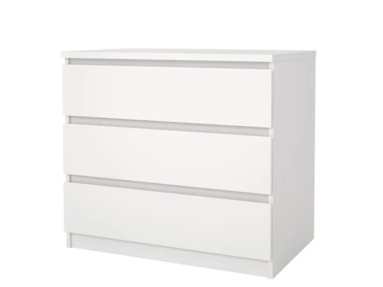 ebuy24 Naia Kommode 3 Schubladen Weiß