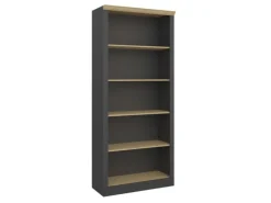 ebuy24 Nola Regal 4 Ablagen Kaffeefarben