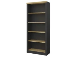 ebuy24 Nola Regal 4 Ablagen Kaffeefarben