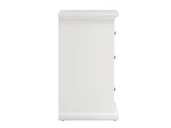 ebuy24 Venedig Kommode mit 2 Kleinen und 2 Grossen Schubladen Weiss