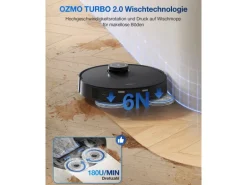 ECOVACS DEEBOT T30S PRO GEN2 Saug- und Wischroboter mit 11.000 Pa Saugkraft
