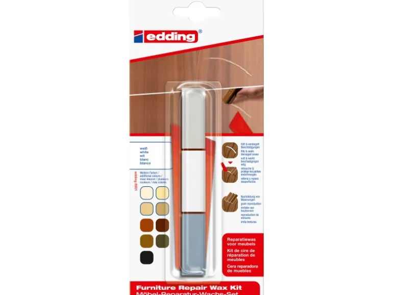 edding Möbel Reparaturwachs 8901 Weiß