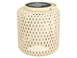 Eglo LED-Solar-Laterne Marliano 24 cm x Ø 21 cm Braun