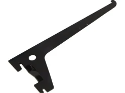 Einlochträger Schwarz 15 cm