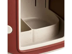 Elho Vogelfutterhaus Cosy 18 cm Rot-Weiß