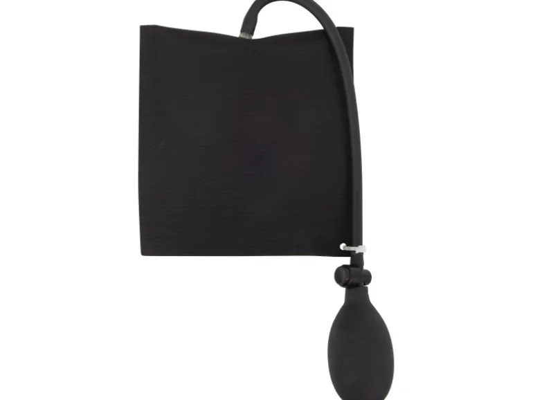 ELLIX Aufpumpbares Montagekissen 16,5 cm x 15 cm Schwarz