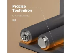 Emke Badheizkörper 130x50cm 695W Anthrazit Handtuchwärmer für Badezimmer Handtuchtrockner