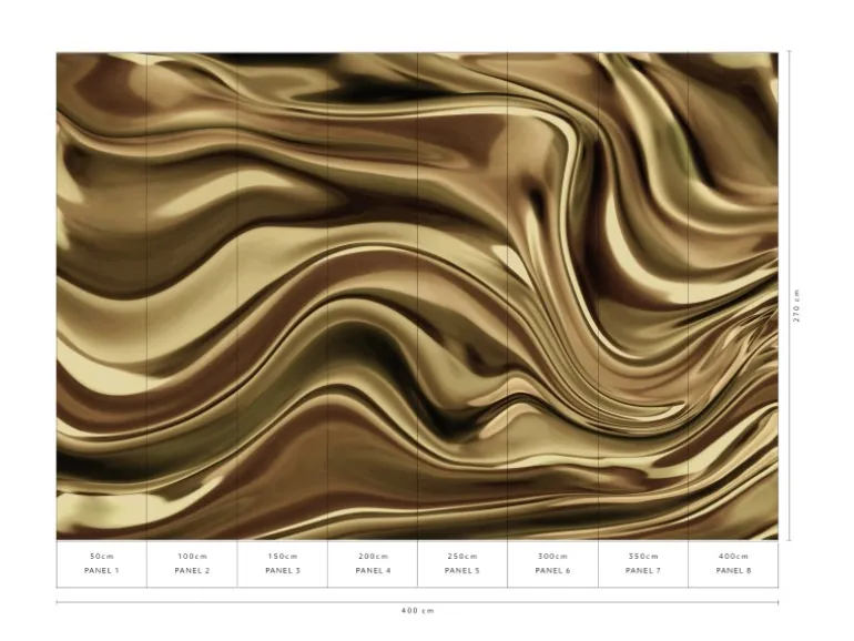 Erismann Fototapete ELLE Decoration 2 Design ILLUSION gold