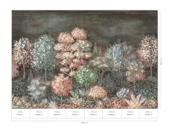 Erismann Fototapete French Forest 400 cm x 270 cm Rose