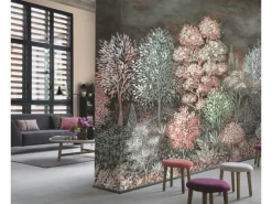 Erismann Fototapete French Forest 400 cm x 270 cm Rose